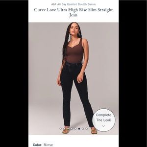 Curve Love Ultra High Rise Slim Straight Jean